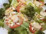 Receita Salada com molho de mostarda