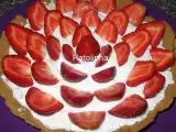 Receita Tarte de morango com base de bolacha