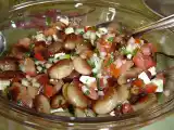 Receita Salada de favas