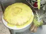 Receita Bolo de limão com cobertura de laranja - micro-ondas 15 minutos