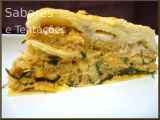 Receita Lasanha de alheira com caldo verde