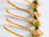 Receita Colherinhas de mostarda com musse de salmão defumado