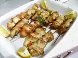 Receita Mini espetadinhas de frango...