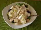 Receita Salada de ravioli com gambas