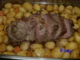 Receita Novilho assado no forno com batatas