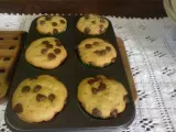 Receita Muffins de nata com gotas de chocolate