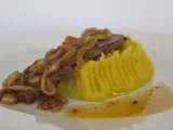 Receita Bife à vienense com puré de batata doce e um desabafo