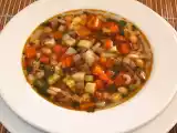 Receita Sopa minestrone com entrecosto