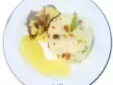 Receita Filé com molho de mostarda, arroz com nozes e alho-poró
