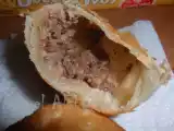 Receita Pastéis de massa tenra com recheio de perú assado