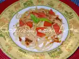 Receita Dueto na cozinha... e linguine au pesto rosso