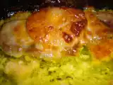Receita Medalhões de porco no forno com queijo e ananás