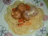 Receita Almôndegas com recheio de queijo