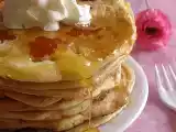 Receita Panquecas de baunilha e morango