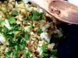 Receita Migas de couve flor e broa
