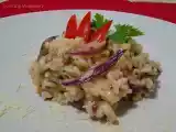 Receita Risoto de cebola roxa