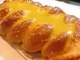 Receita Trança com doce de ovos