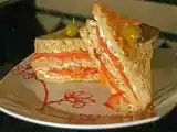 Receita Sandes de salmão fumado