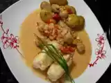 Receita Lombos de pescada com leite de coco