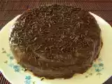 Receita Bolo de baunilha com brigadeiro