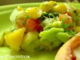 Receita Salada de manga e abacate