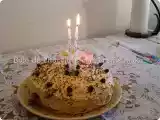 Receita O bolo dos 31 anos - bolo de chocolate com creme moka