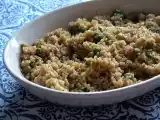 Receita Quinoa de ervilhas