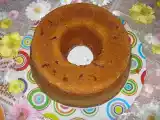 Receita Bolo de fubá com goiabada e queijo.