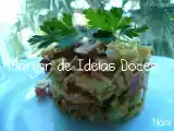 Receita Alho francês á bráz com presunto e salsichas