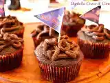 Receita Cupcake de chocolate e framboesa