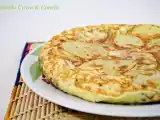 Receita Tortilla espanhola de batata e chouriço