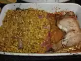 Receita Frango em crosta de mostarda e broa