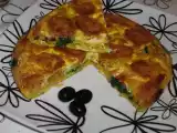 Receita Tortilha de alheira e espinafres