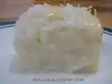 Receita Cuscuz de tapioca e côco com cobertura de leite condensado e mais côco!