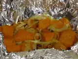 Receita Abóbora assada com cebola e sálvia