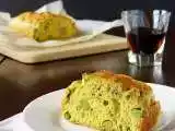 Receita Bolo salgado com fava e pecorino