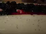Receita Panna cotta de coco com cobertura de amoras da quinta