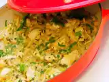 Receita Strogonoff de frango com alho poró