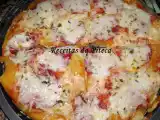Receita Pizza de salame