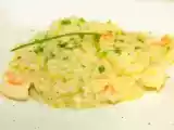 Receita Risoto de camarão com alho poró