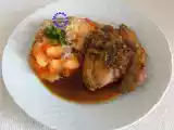 Receita Gnocchi com coxa e sobrecoxas de frango