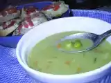 Receita Sopa de ervilhas frescas