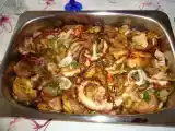 Receita Polvo no forno com castanhas