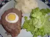 Receita Rolo de carne com ovos cozidos e bacon
