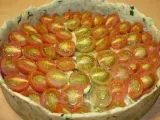 Receita Torta de cebola e tomate cereja