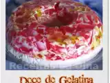 Receita Doce de gelatina