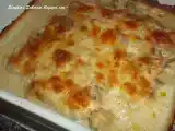 Receita Bifes de peru gratinados com cogumelos