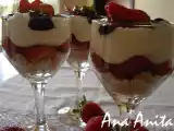 Receita Taça de morangos