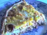 Receita Quiche de atum, cogumelos e linguiça