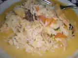Receita arroz de bacalhau